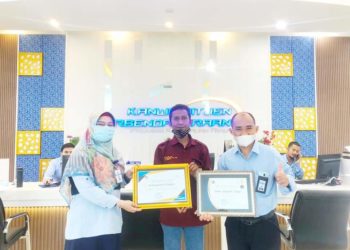 Pemkab Lingga Terima Penghargaan Direktorat Jenderal Perbendaharaan