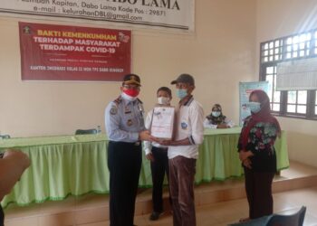 Peringati HUT RI ke 76, Imigrasi Dabo Singkep lanjutkan kegiatan Kumham Peduli, Kumham Berbagi