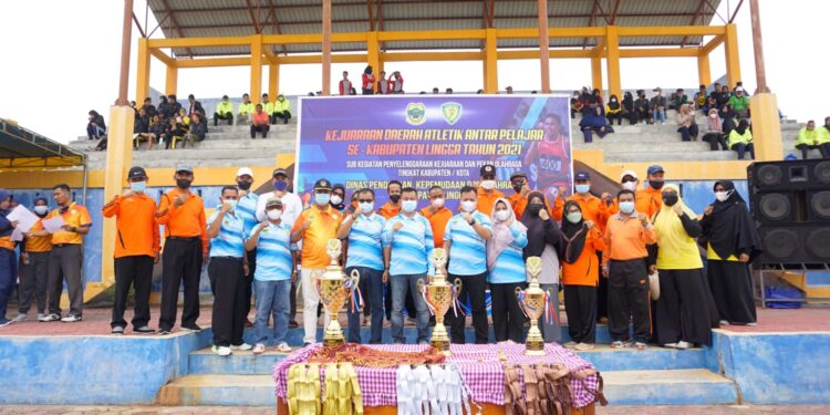 Kejurda Atletik 2021, Nizar Harap Lingga Bertahan Juara Umum Tingkat Provinsi