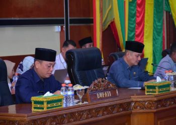 Pansus DPRD Lingga Gelar Paripurna Laporan LKPJ Bupati 2021