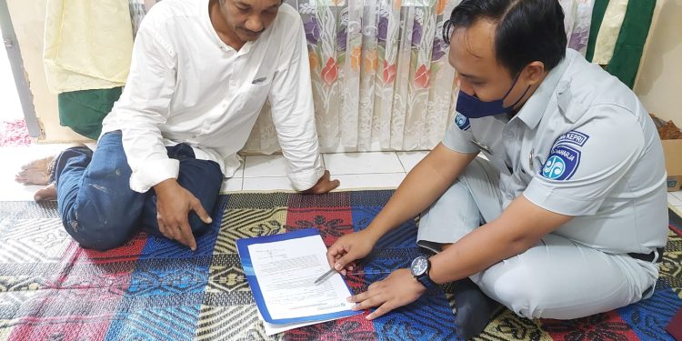 Jasa Raharja Kepri Santuni Korban Meninggal Dunia dan Luka-Luka di Dekat Ruko Aladin Kota Batam