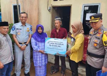 Gerak Cepat, Jasa Raharja Serahkan Santunan Korban Kapal SB Evelyn Calisca 01