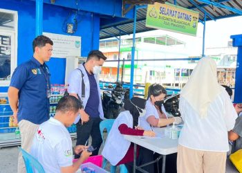 Jasa Raharja Kepri Kembali Adakan Pemeriksaan Kesehatan Gratis di Pelabuhan Belakangpadang