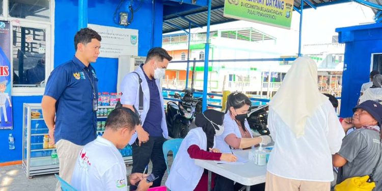Jasa Raharja Kepri Kembali Adakan Pemeriksaan Kesehatan Gratis di Pelabuhan Belakangpadang