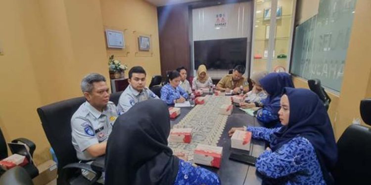 Jasa Raharja Kepri Hadiri Rapat Koordinasi Kegiatan Penagihan Pajak Kendaraan Bermotor di Samsat Batam Centre