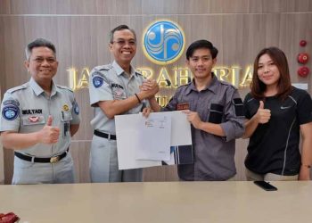 Jasa Raharja Kepri Lakukan MOU Dengan PT Cahaya Anugrah Lestari Batam