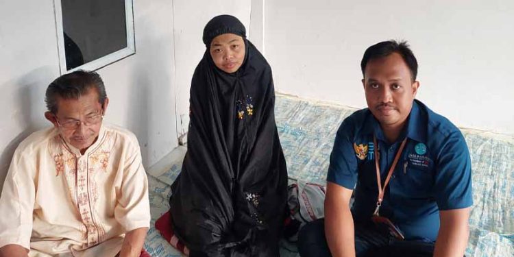Jasa Raharja Santuni Korban Meninggal Dunia Kecelakaan di Dekat Simpang Panglima Dompak