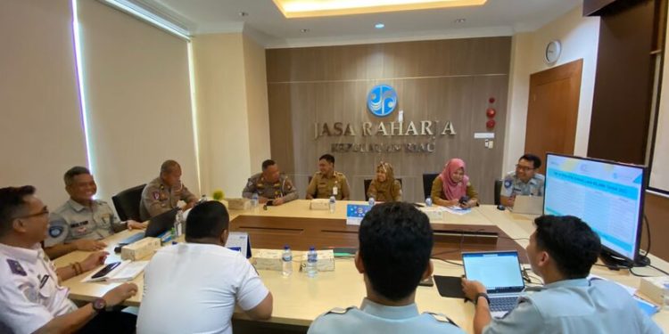 Jasa Raharja Kepri Inisiasi Rapat Koordinasi Forum Komunikasi Lalu Lintas (FKLL)