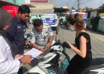 Jasa Raharja Kepri Bersama Tim Pembina Samsat Kabupaten Karimun Kembali Lakukan Operasi Penertiban Pajak Kendaraan Bermotor