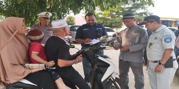 Jasa Raharja Kepri Ikut Serta Dalam Operasi Penertiban Pajak Kendaraan Bermotor di Karimun