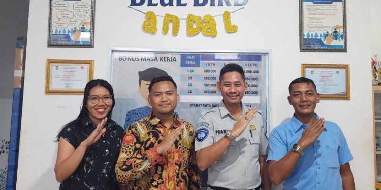 Jasa Raharja Kepri Lakukan CRM Ke PT Blue Bird Cabang Batam
