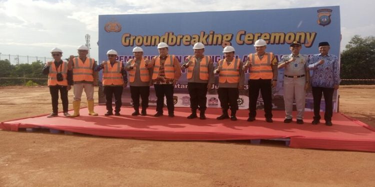 Jasa Raharja Kepri Hadiri Groundbreaking Ceremony Pembangunan Gedung Pelayanan BPKB Ditlantas Polda Kepri