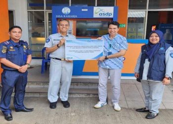 Jasa Raharja Kepri Serahkan Bantuan Fasilitas Umum Kepada PT ASDP Indonesia Ferry – Batam