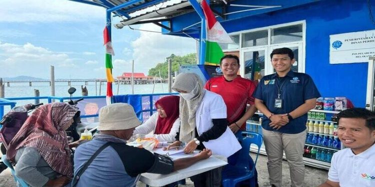 Jasa Raharja Kepri Berikan Layanan Kesehatan Gratis di Belakang Padang