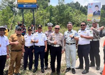 Jasa Raharja Kepri Inisiasi Pemasangan 5 Papan Rambu Peringatan Darat Bersama Forum Komunikasi Lalu Lintas Kota Batam