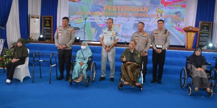 Jasa Raharja Kepri Hadiri Syukuran Hari Lalu Lintas Bhayangkara Ke-68 di Polda Kepri