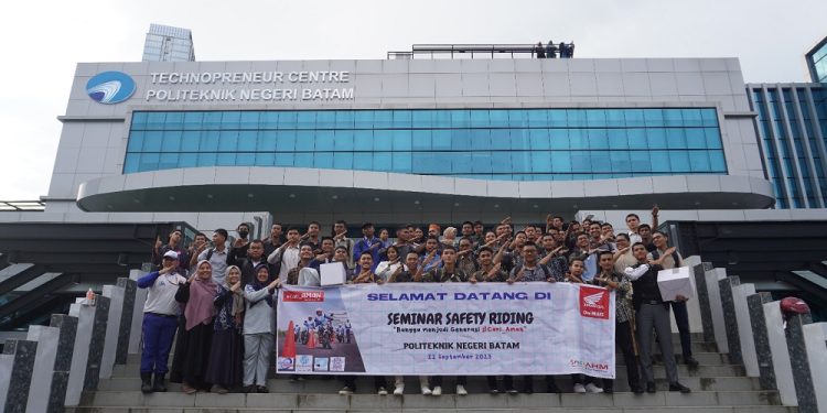 Jasa Raharja Gandeng Polda Kepri dan AHM Sosialisasikan Keselamatan Berkendara