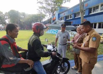 Jasa Raharja Karimun Kembali Lakukan Operasi Penertiban Kendaraan Bermotor Bersama Tim Pembina Samsat