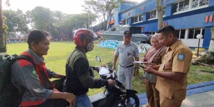 Jasa Raharja Karimun Kembali Lakukan Operasi Penertiban Kendaraan Bermotor Bersama Tim Pembina Samsat
