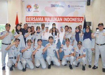 Jasa Raharja Kepri Laksanakan Upacara Peringatan Hari Sumpah Pemuda Ke 95