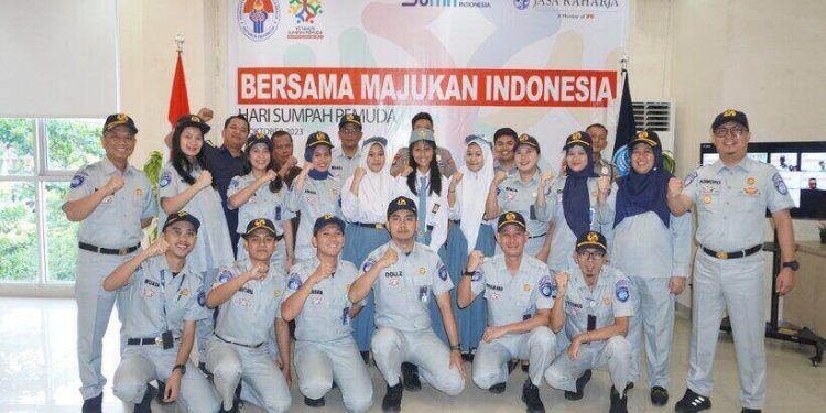 Jasa Raharja Kepri Laksanakan Upacara Peringatan Hari Sumpah Pemuda Ke 95