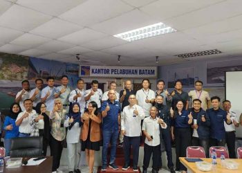 Jasa Raharja Kepri Hadiri Pembahasan Implementasi E-Ticketing di Pelabuhan Domestik Telaga Punggur dan Sekupang Batam