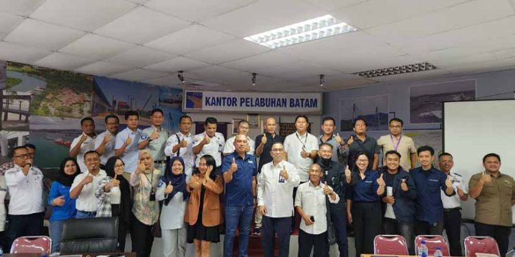 Jasa Raharja Kepri Hadiri Pembahasan Implementasi E-Ticketing di Pelabuhan Domestik Telaga Punggur dan Sekupang Batam