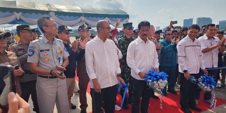 Jasa Raharja Kepri Hadiri Peresmian Pelayaran KMP DLN Nusantara