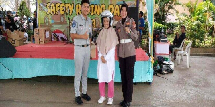 Jasa Raharja Kepri Sosialisasikan Keselamatan Berlalu Lintas Kepada Karyawan PT Rubycon Indonesia