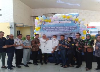 Jasa Raharja Kepri Hadiri Soft Launching E-Ticketing Di Pelabuhan Domestik Telaga Punggur Dan Sekupang Batam