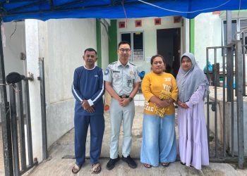Hari Libur, Jasa Raharja Kepri Tetap Serahkan Korban Kecelakaan Meninggal Dunia Ditabrak Bis Depan Perumahan Harapan Indah