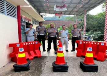 Jasa Raharja Kepri Berikan Bantuan Sarana Pencegahan Kecelakaan Kepada Satlantas Polresta Barelang