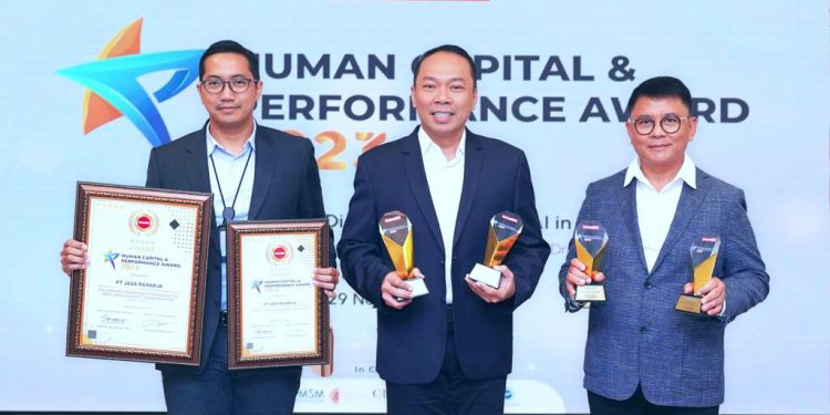 Jasa Raharja Sabet Empat Penghargaan Bergengsi di Ajang Human Capital & Performance Award 2023