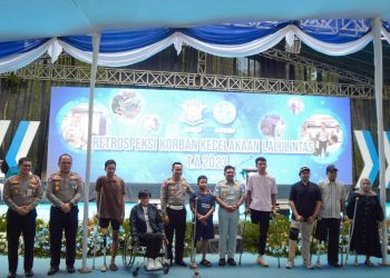 Jasa Raharja dan Korlantas Polri Serahkan Alat Bantu bagi Disabilitas Korban Kecelakaan Lalu Lintas
