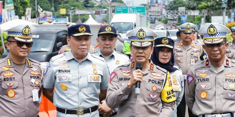 Cek Pelaksanaan PAM Nataru, Jasa Raharja dan Korlantas Polri Lakukan Tinjauan ke Jalur Puncak Bogor