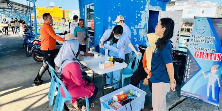 Utamakan Kesehatan, Jasa Raharja Kepri Kembali Adakan Pemeriksaan Kesehatan Gratis di Pelabuhan Belakang Padang