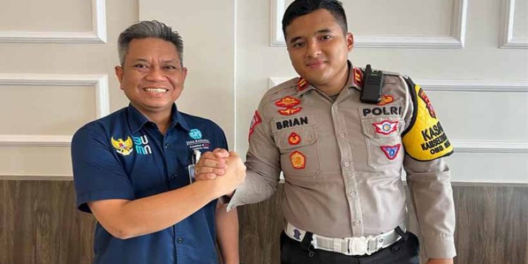 Tingkatkan Tertib Lalin, Jasa Raharja Kepri Kolaborasi dengan Kasatlantas Polres Karimun