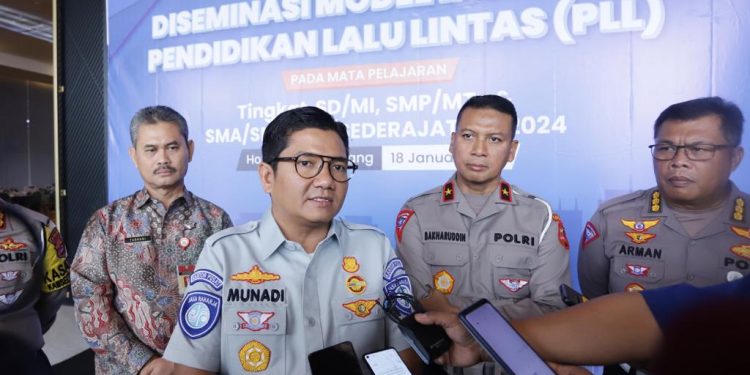 Jasa Raharja dan Korlantas Polri Gelar Diseminasi Model Integrasi Pendidikan Lalu Lintas untuk Para Pendidik di Wilayah Banten