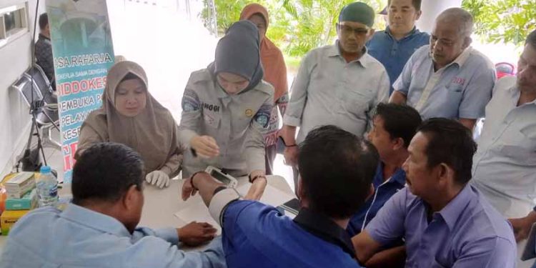 Jasa Raharja Kepri Kembali Adakan Pengobatan Gratis Di Pelabuhan Domestik Sekupang Batam
