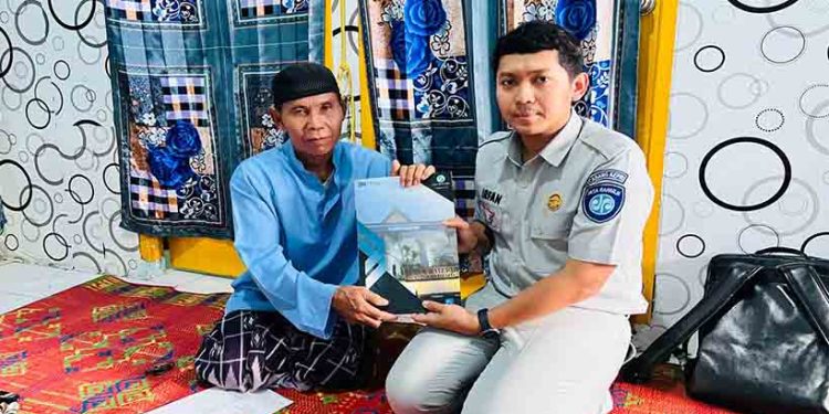 Hari Libur Jasa Raharja Kepri Tetap Serahkan Santunan Meninggal Dunia Pejalan Kaki Dekat Simpang Tiga I City Tiban