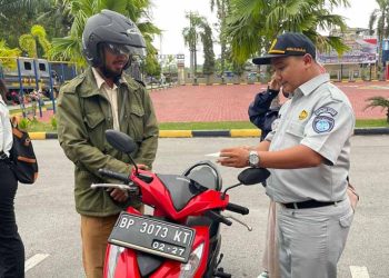 Jasa Raharja Kepri Lakukan Operasi Dalrikwas di Kabupaten Karimun
