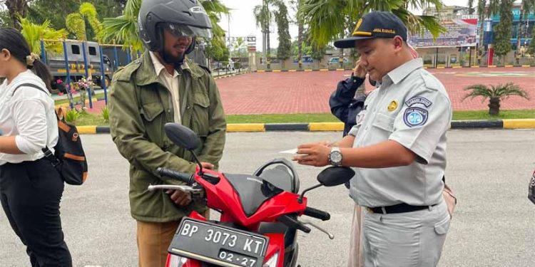 Jasa Raharja Kepri Lakukan Operasi Dalrikwas di Kabupaten Karimun