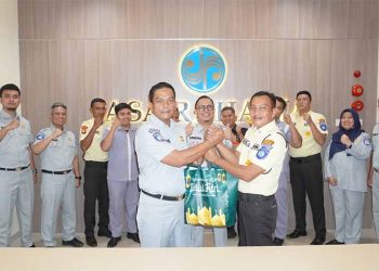 Sambut Idul Fitri 1445 H, Serikat Pekerja Jasa Raharja Berikan Bantuan Kepada Tenaga Outsourching PT Aru Raharja