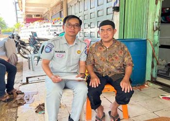 Jasa Raharja Kepri Serahkan Santunan Meninggal Dunia Kecelakaan di Southlink Sekupang Batam