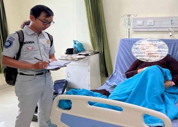 Jasa Raharja Kepri Lakukan Kunjungan dan Monitoring Korban Lantas di RS BP Batam