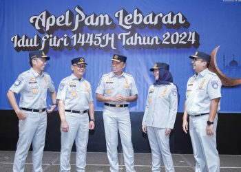 Pastikan Kesiapan Seluruh Personel, Dirut Jasa Raharja Pimpin Apel Pengamanan Mudik Lebaran 1445 H