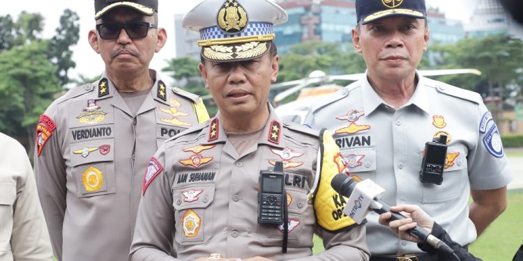 Pastikan Kelancaran Arus Mudik, Jasa Raharja dan Korlantas Polri Tinjau Arus Mudik di Sejumlah Titik