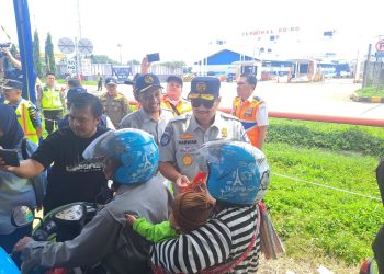 Pastikan Kelancaran Arus Balik di Wilayah Lampung, Jasa Raharja Kemenko PMK, Kemenhub, dan Korlantas Polri Gelar Tinjauan ke Pelabuhan Panjang dan Bakauheni