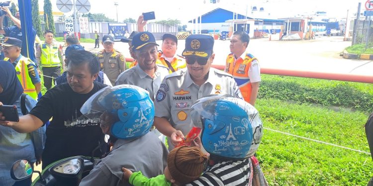 Pastikan Kelancaran Arus Balik di Wilayah Lampung, Jasa Raharja Kemenko PMK, Kemenhub, dan Korlantas Polri Gelar Tinjauan ke Pelabuhan Panjang dan Bakauheni