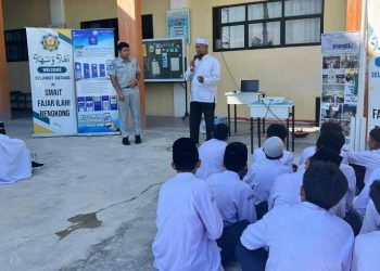 Jasa Raharja Kepri Ajak Siswa SMP dan SMA IT Fajar Ilahi Peduli Keselamatan Lalu Lintas